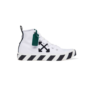OFF-WHITE Mid Top Vulcanized Canvas in White