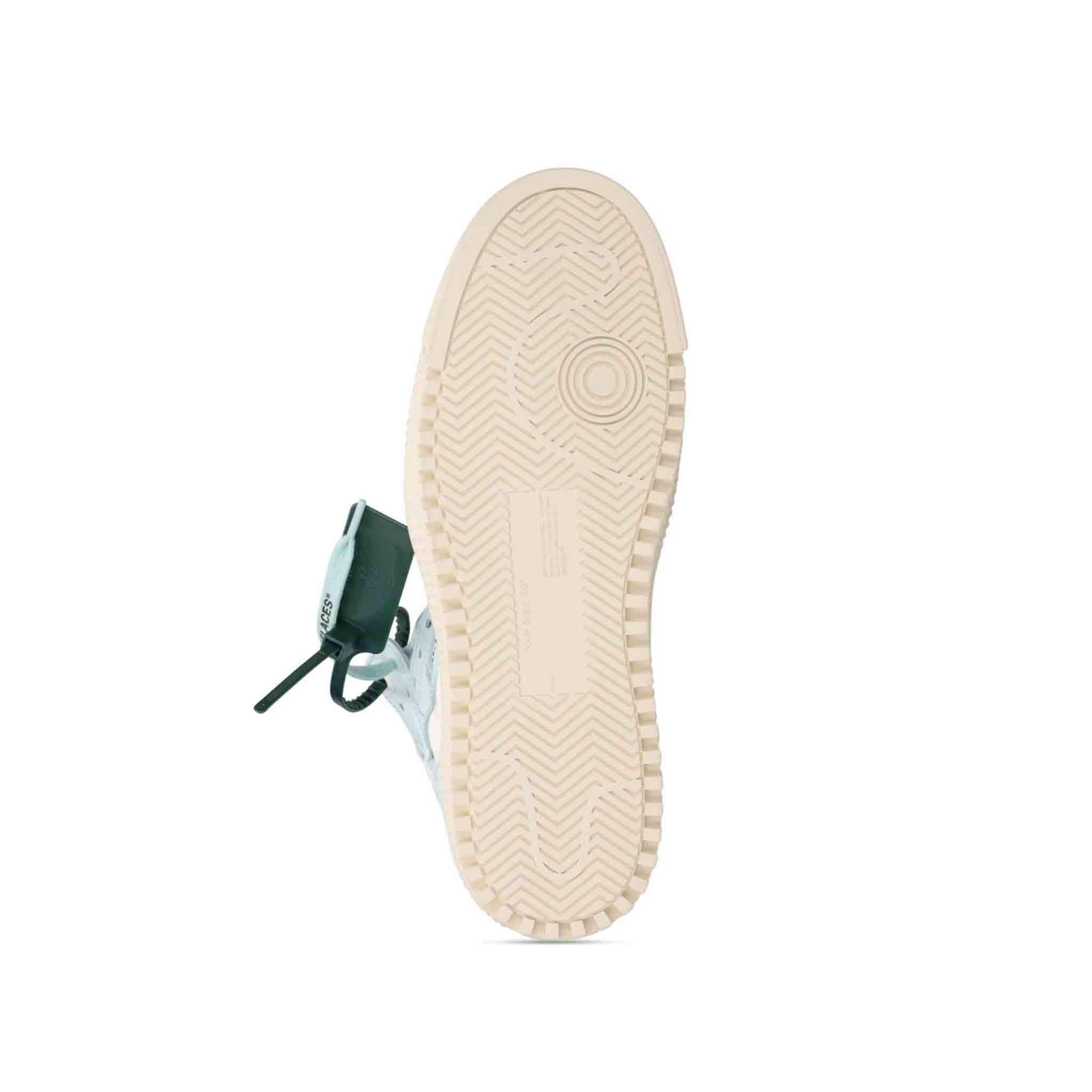 OFF-WHITE Womens 3.0 Court Leather in White and Light Blue