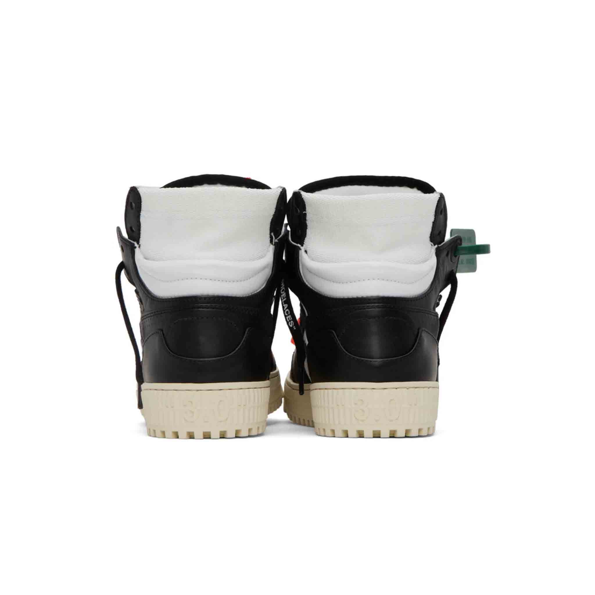 OFF-WHITE 3.0 Court Leather in Black/White