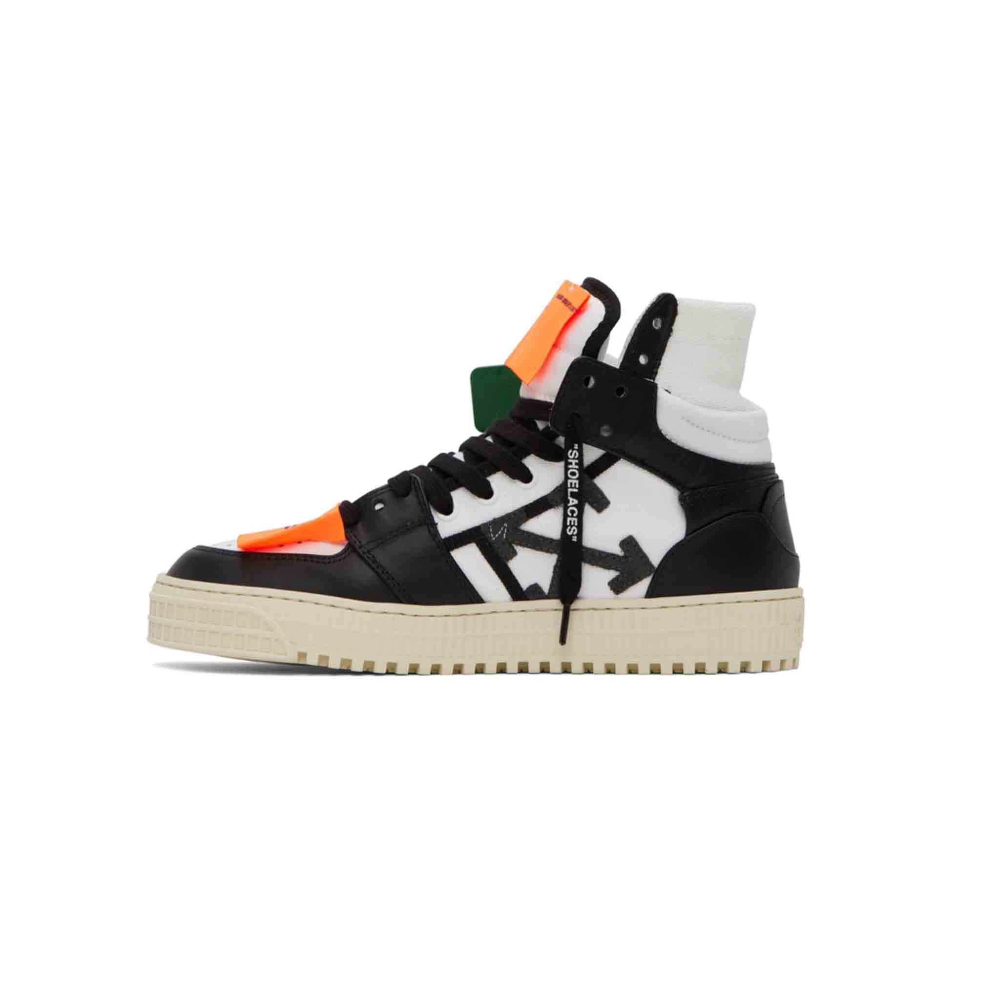 OFF-WHITE 3.0 Court Leather in Black/White