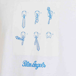 Palm Angels Un-Tie Classic T-Shirt In White